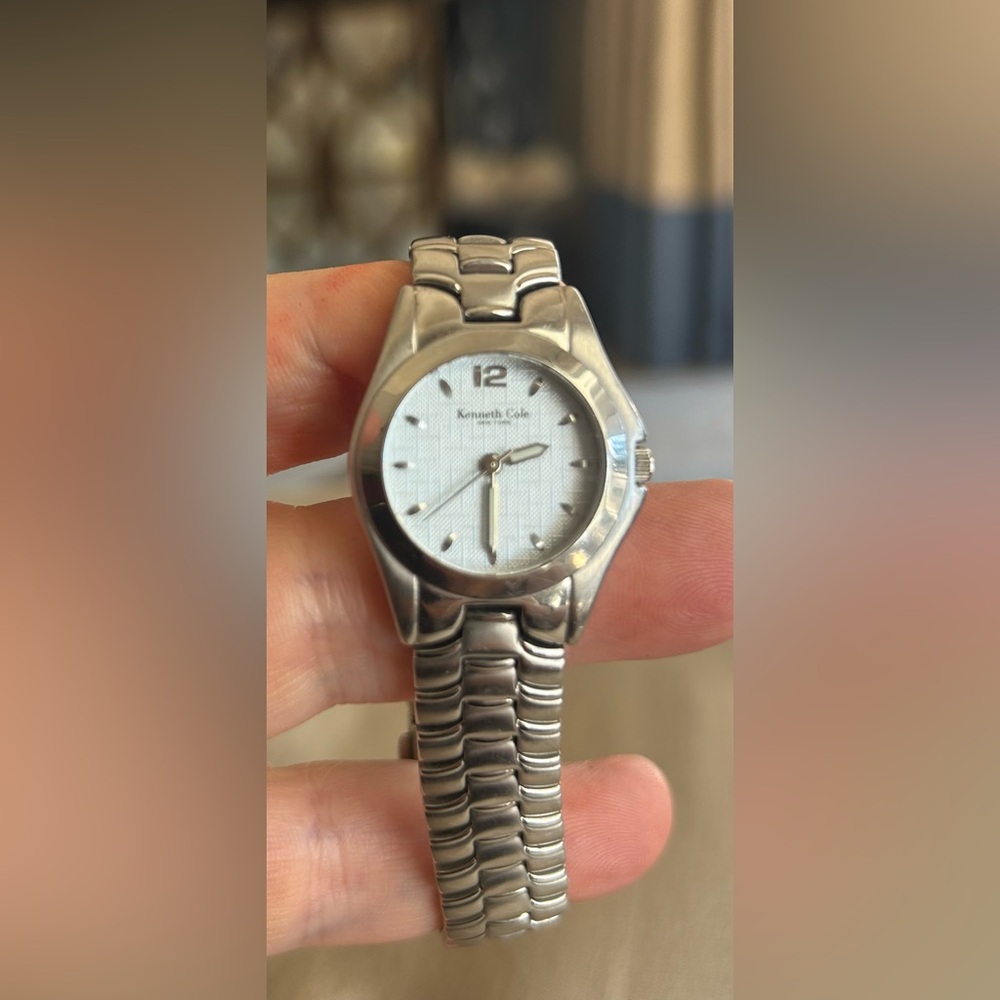 Kenneth Cole Metallic Silver Watch